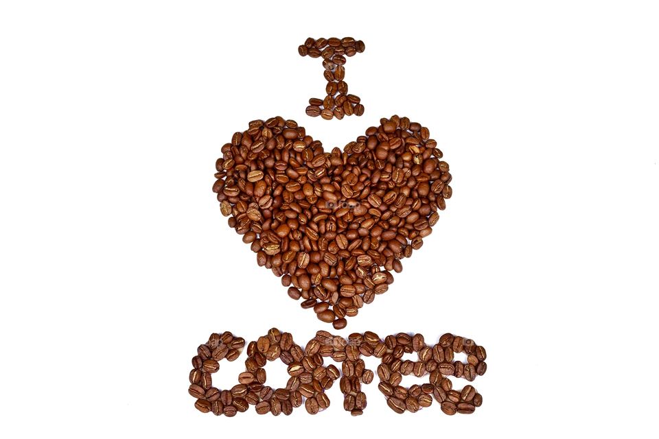 I love coffee made from coffee beans