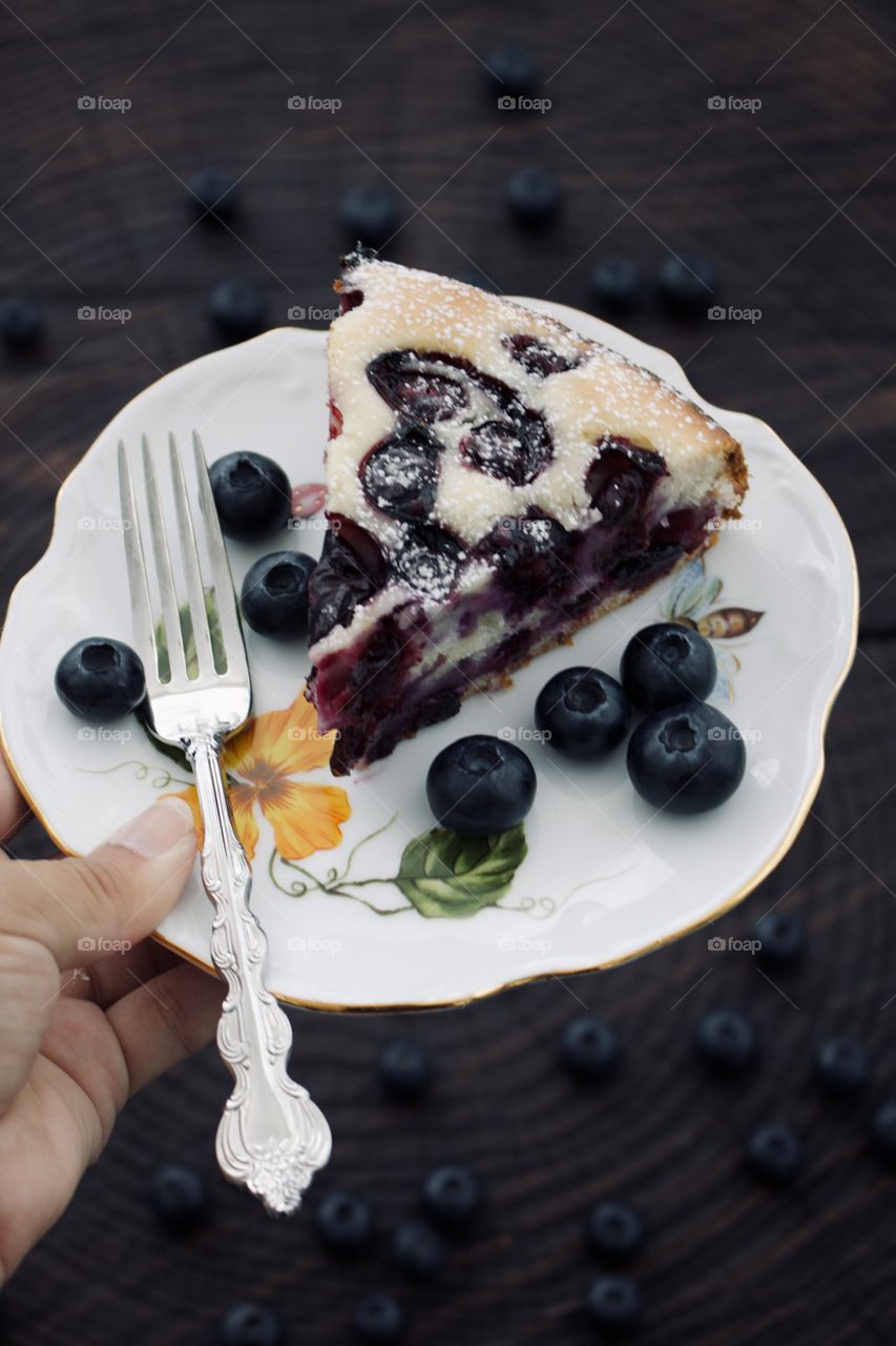 Blueberry cake