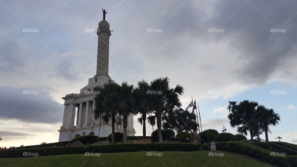 El monumento a los héroes, Santiago, República Dominicana. Es la ciudad corazón de la isla.