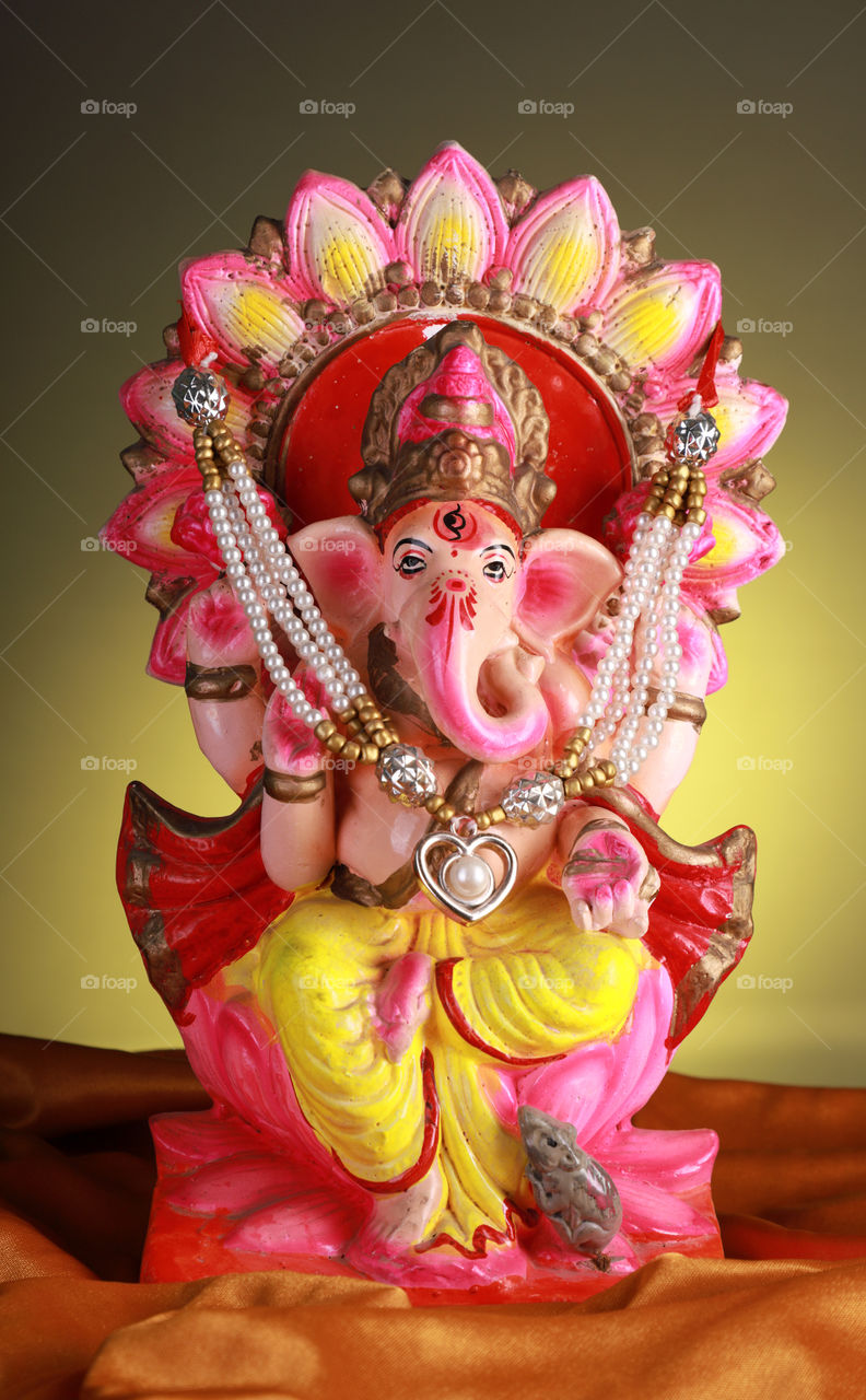 Indian Hindu Lord Ganesha Statue