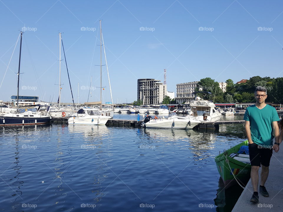Constanta harbour Romania