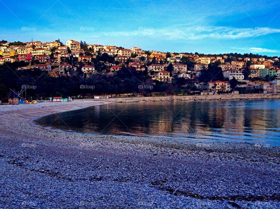 Scenic view of beach