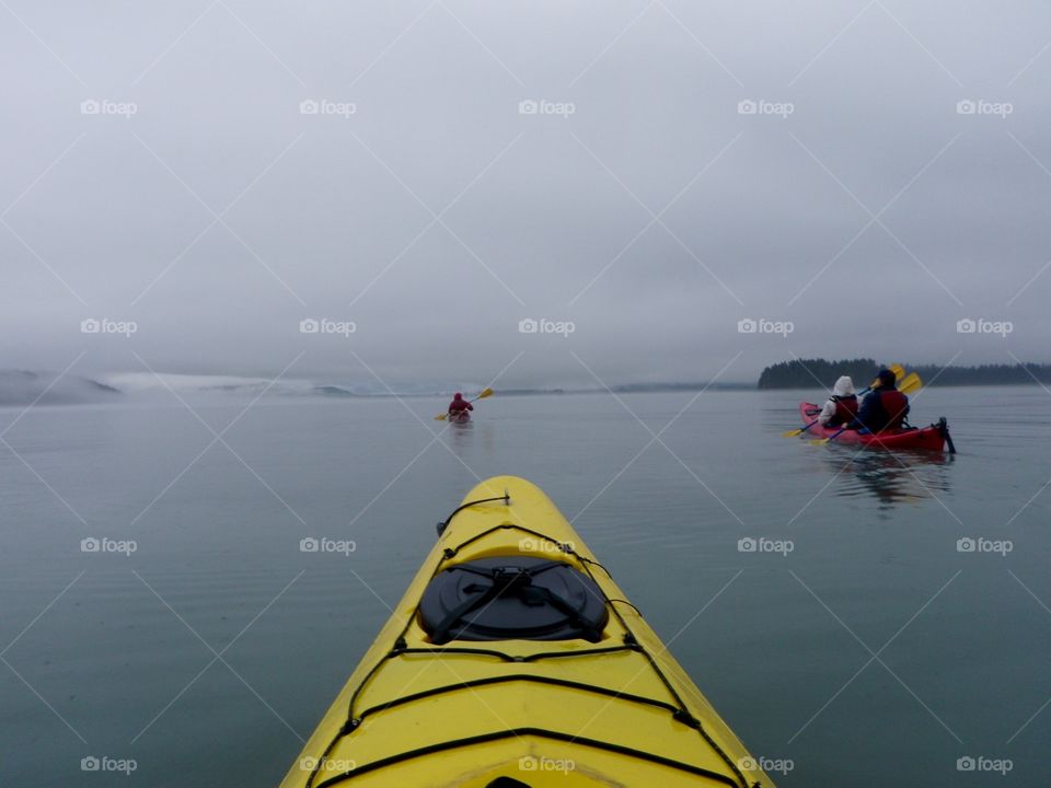 Early morning kayak 