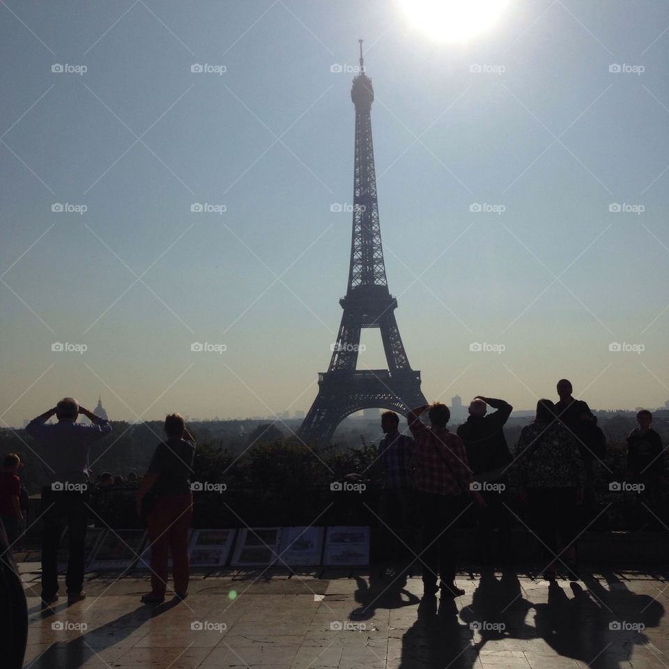 Eiffel Tower photo op 