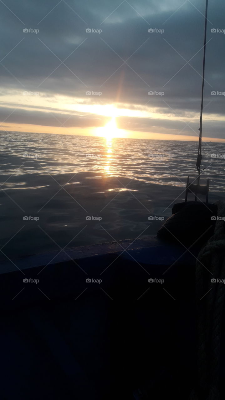 a punto de salir a pescar