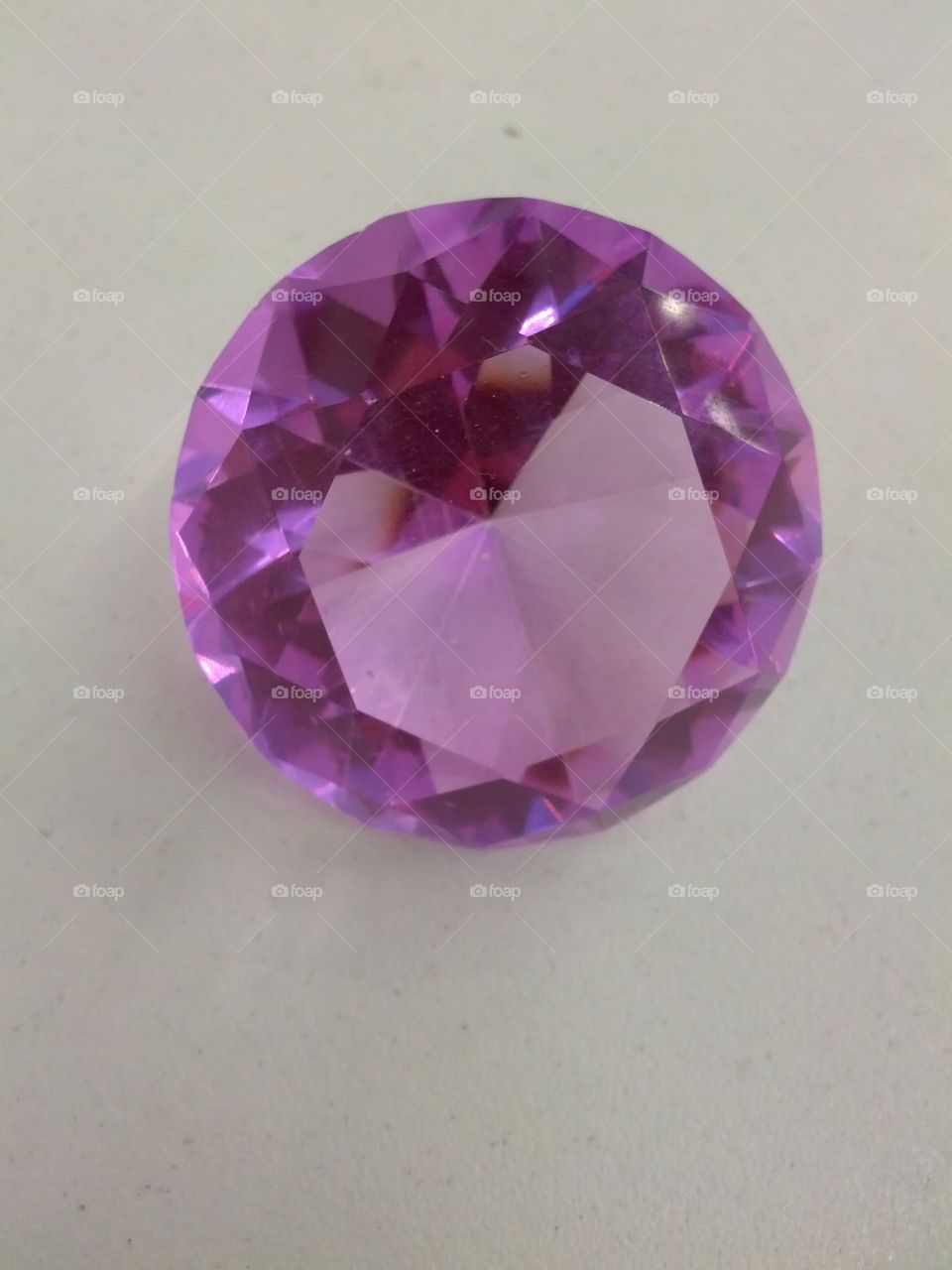 A purple diamond