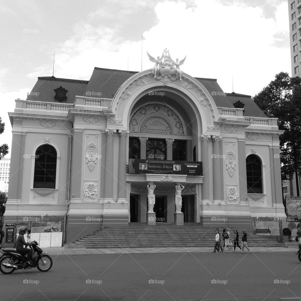 Opera house. Opera house in Saigon
