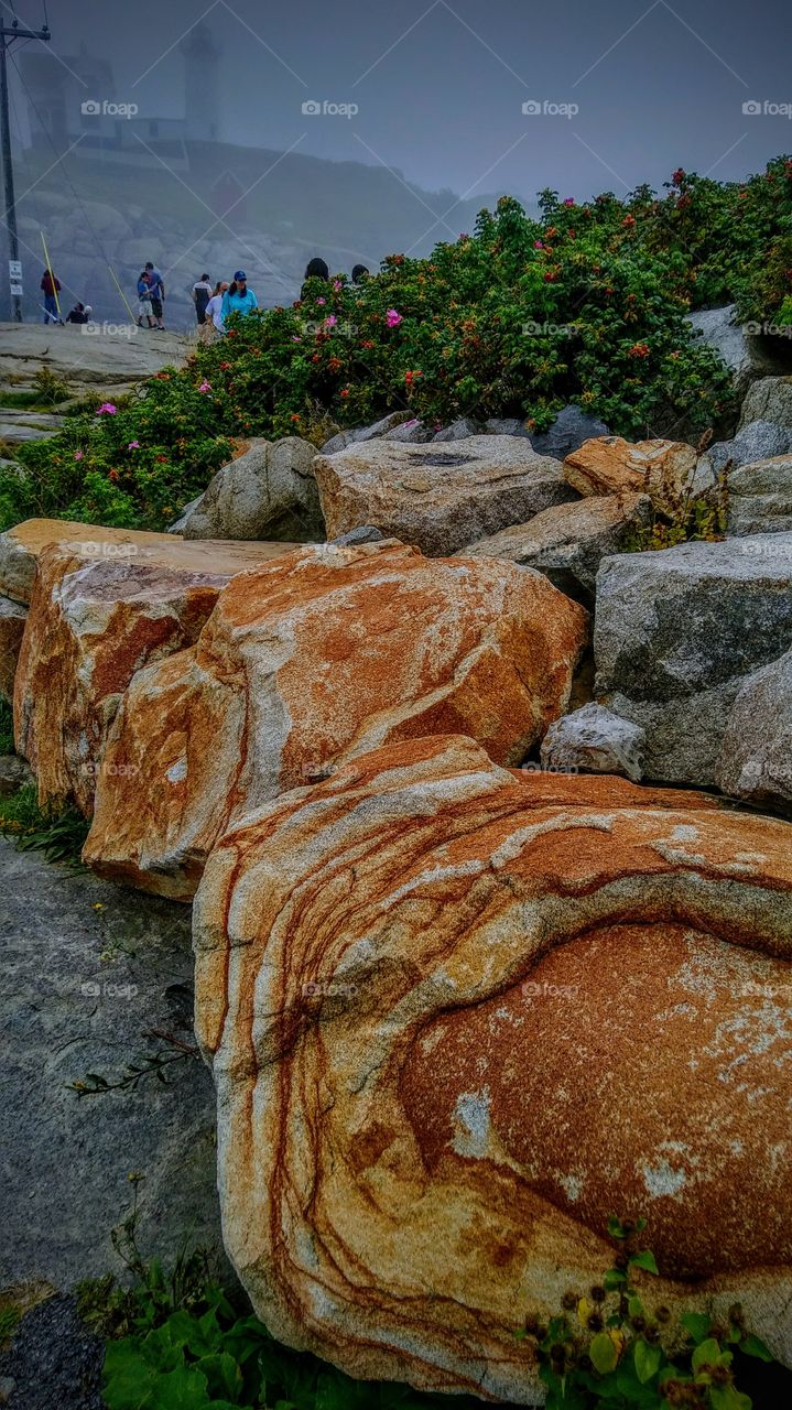Rocks by the Lighthouse