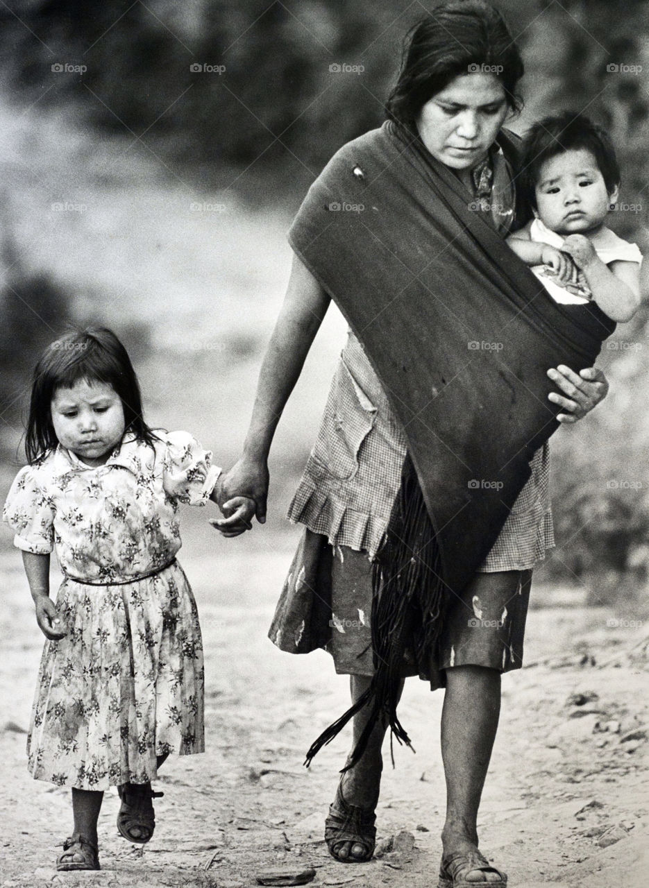 young woman children village by arizphotog