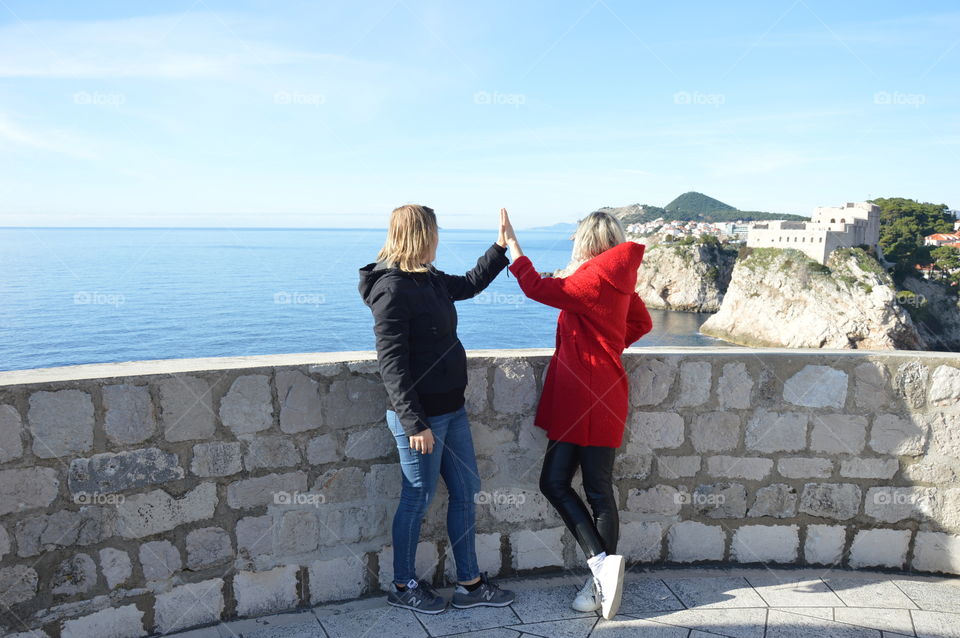 Me and my sister Dubrovnik Croatia