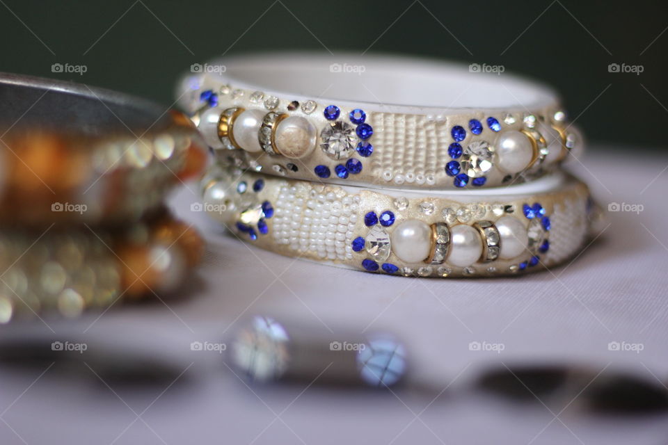 Gemstone bangles