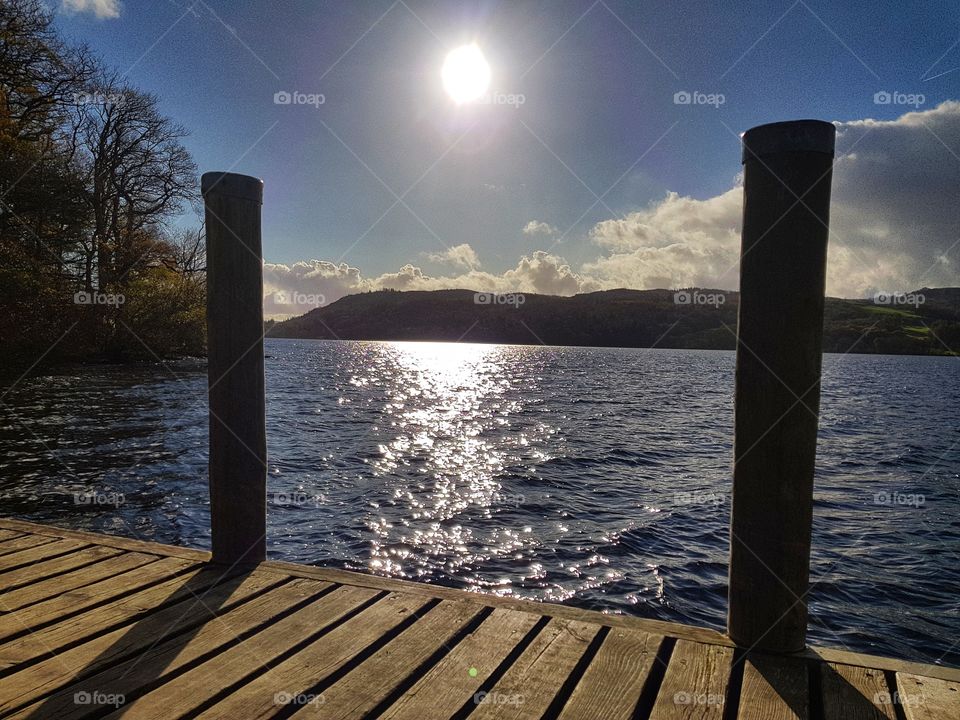 lake Windermere sunny