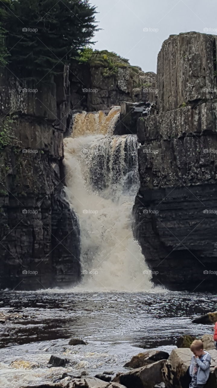 highforce waterfall close up