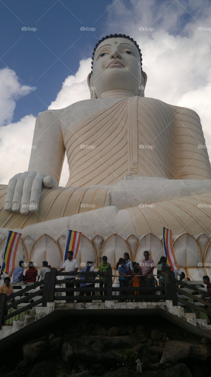 Buddha prathima at Kande Viharaya Sri Lanka