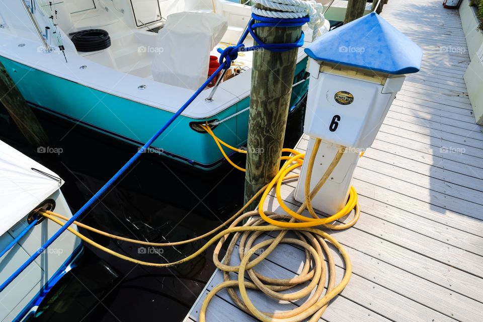 Hanging spot for the boat