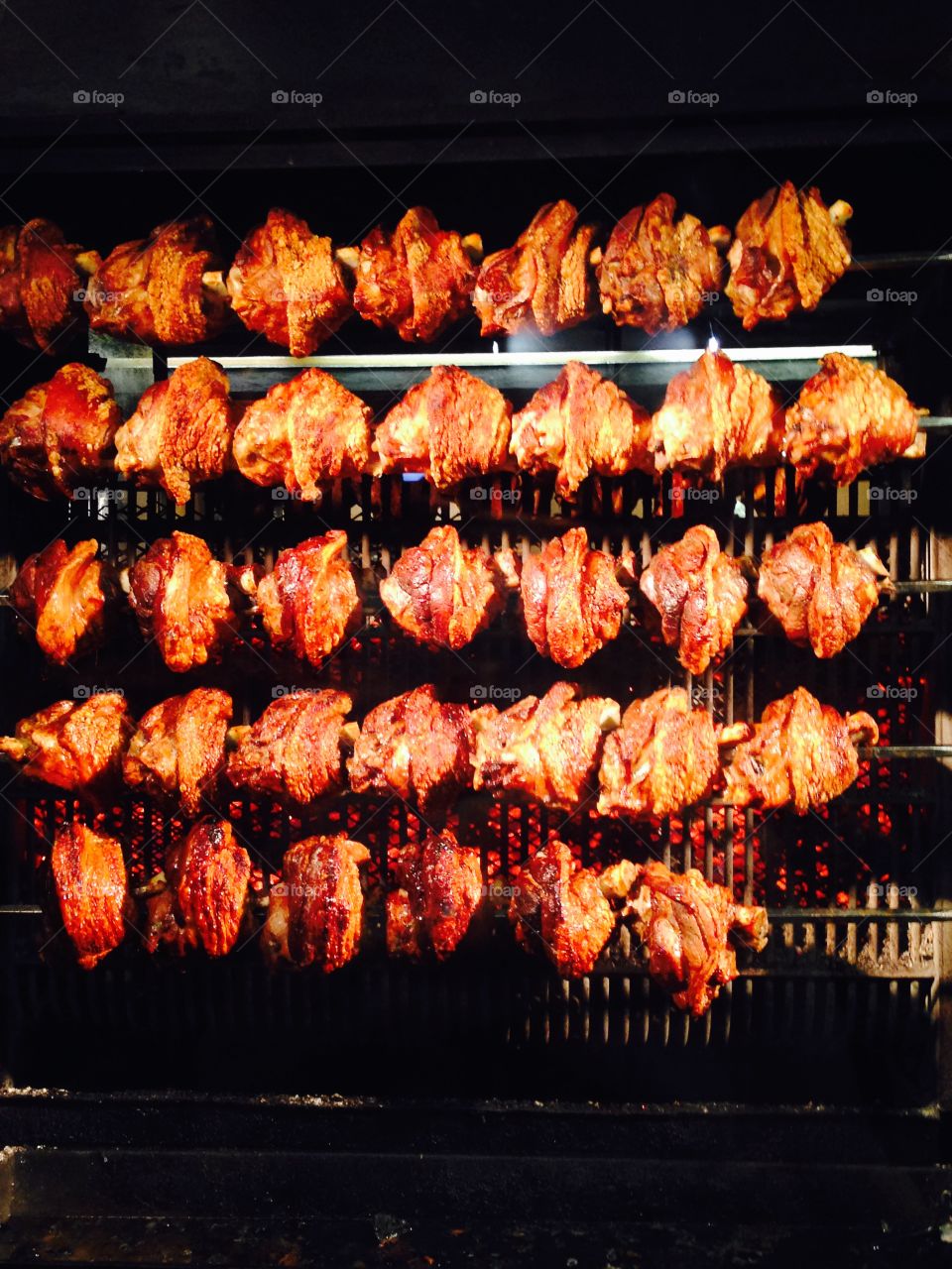 deep fried pork knuckles . deep fried pork knuckles display