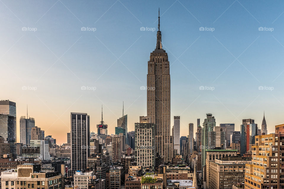 New York, Manhattan - Empire State building and surrounding