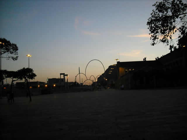 Barcelona sunset