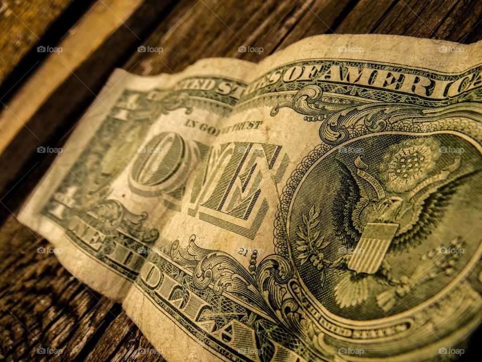 One dollar bill