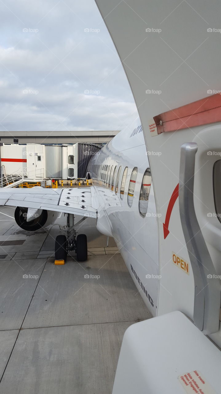 No Person, Airport, Business, Indoors, Airplane