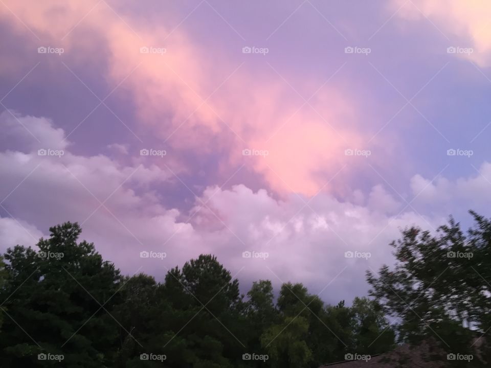 I will never forget this sky, so many beautiful colors that evening