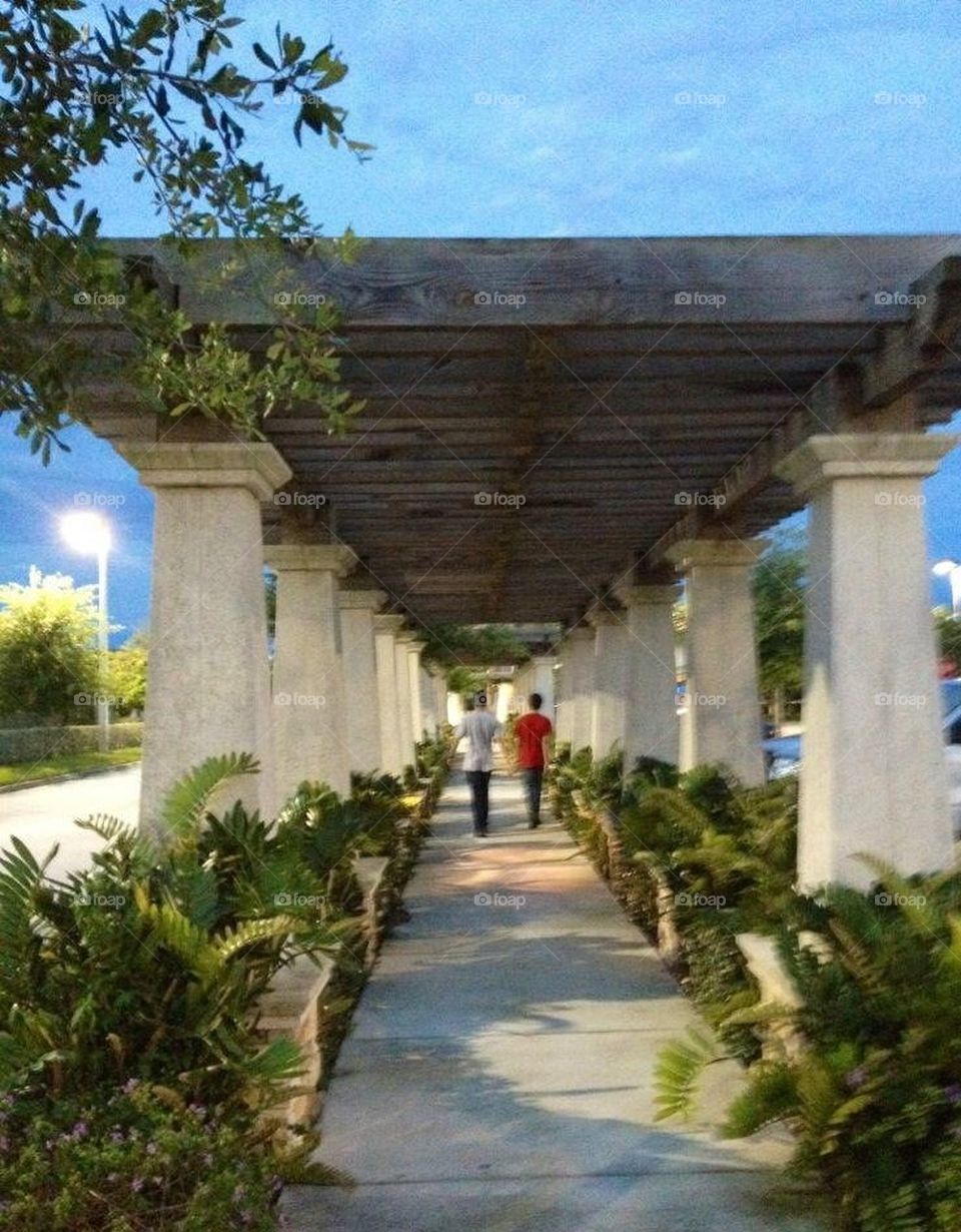 Spring evening stroll