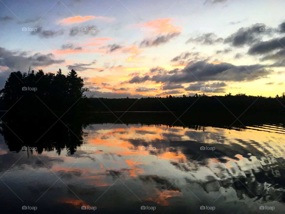 Reflections on the lake