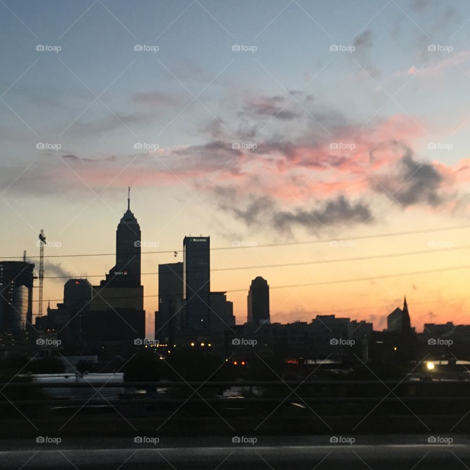 Indianapolis sky line 