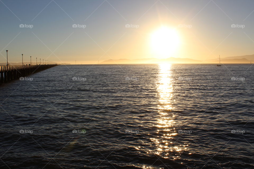 Sunset, Water, Sun, Sea, Dawn
