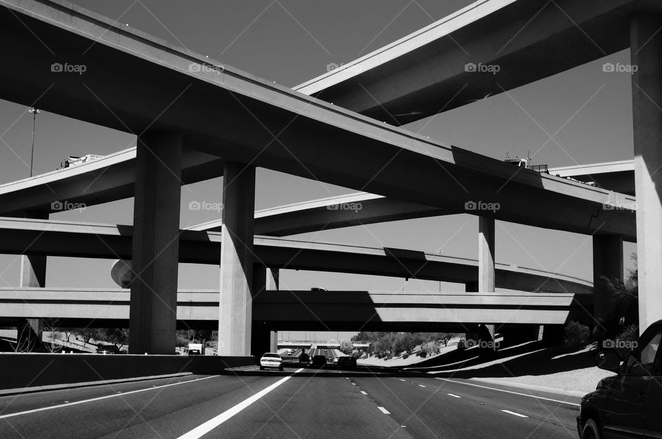 Freeway overpasses