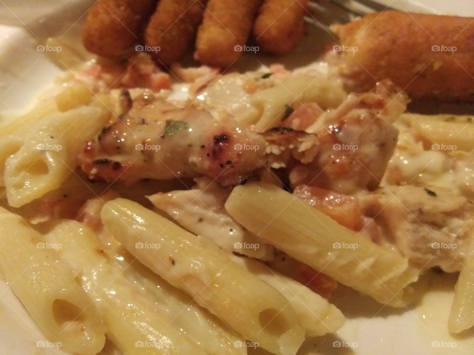 triple chicken penne