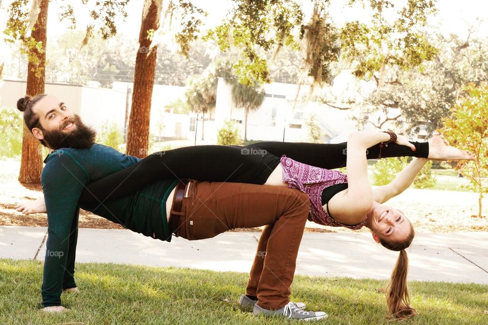 Acro yoga 
