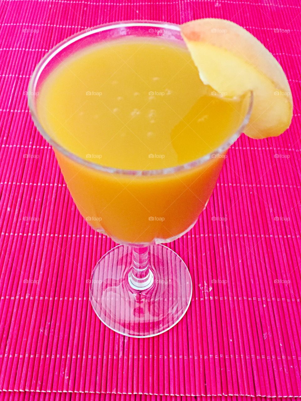 Peach cocktail juice 