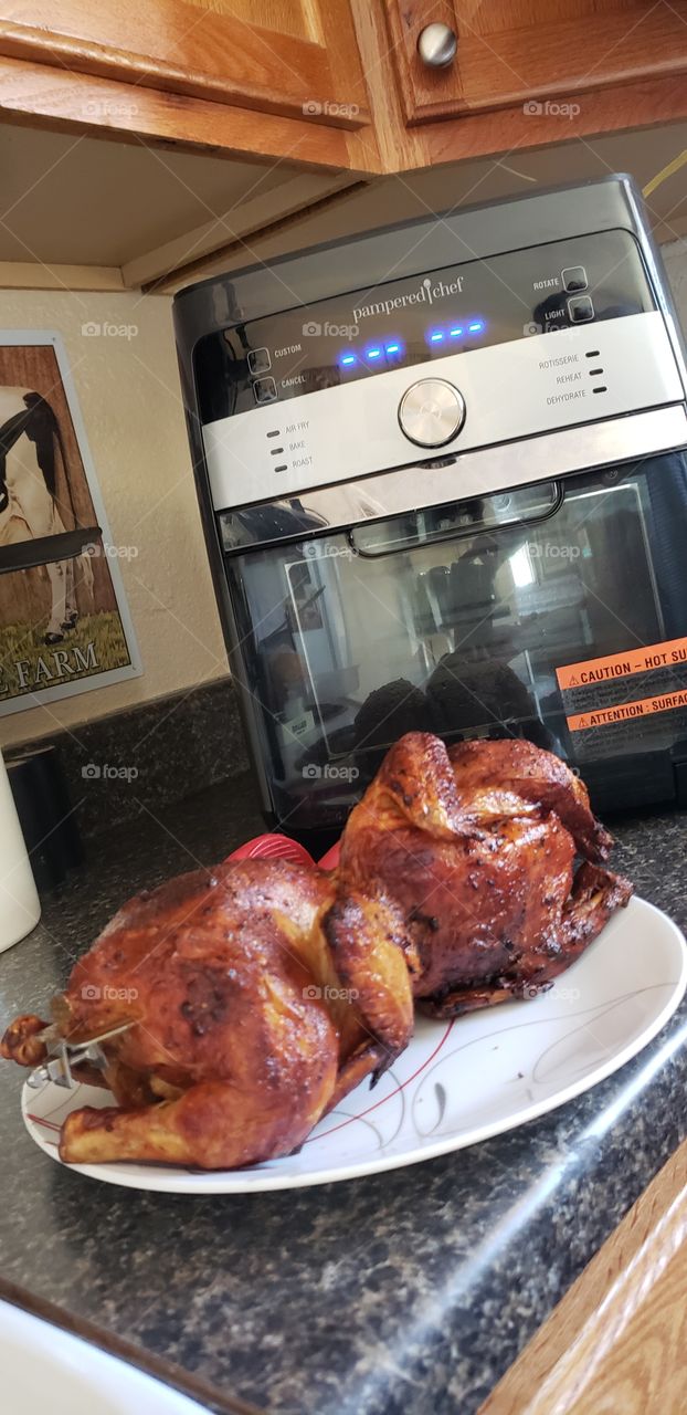 rotisserie chicken at home!!