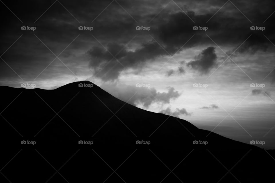 Landscape, No Person, Mountain, Sky, Sunset