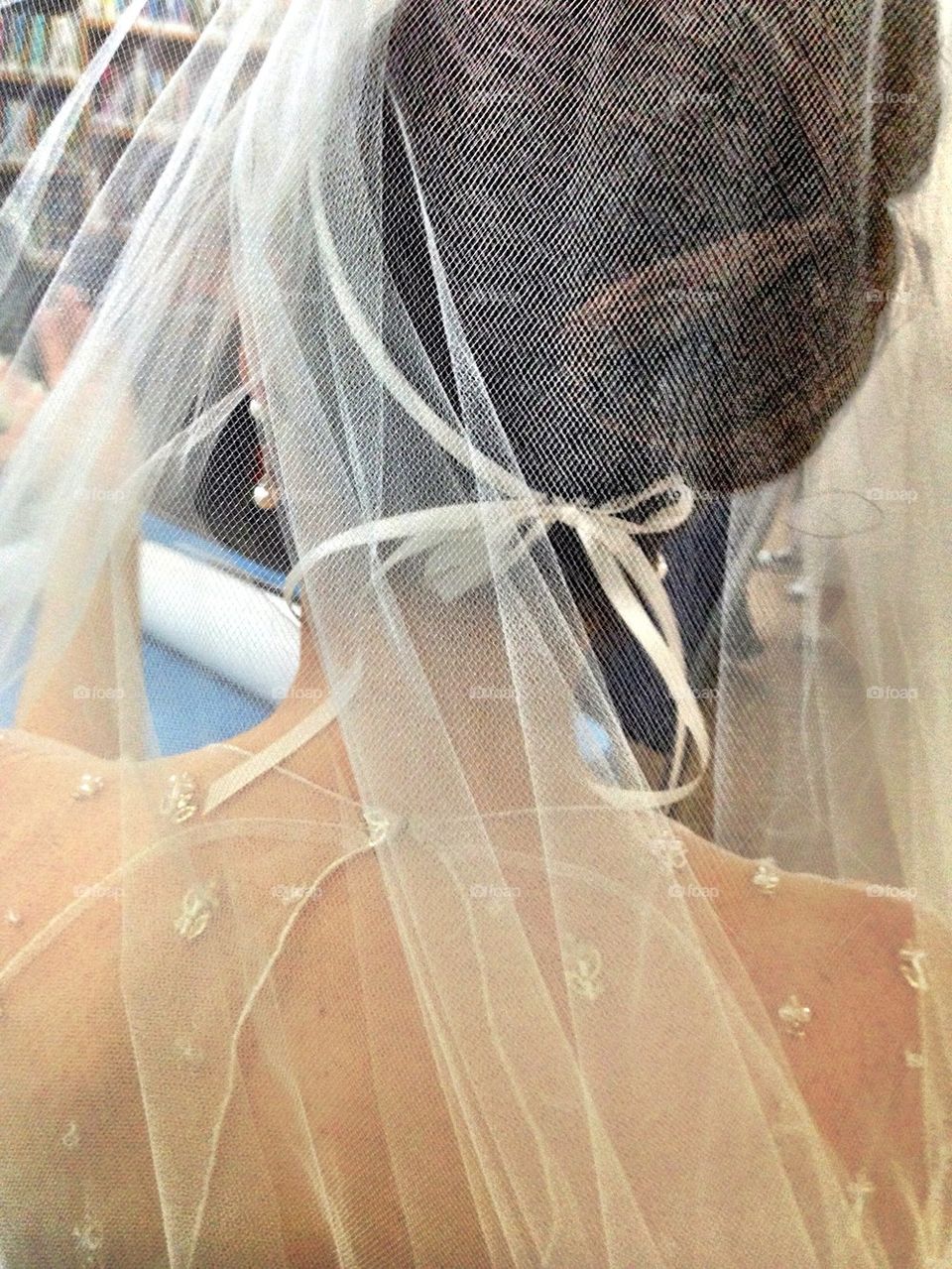 Bride rear view