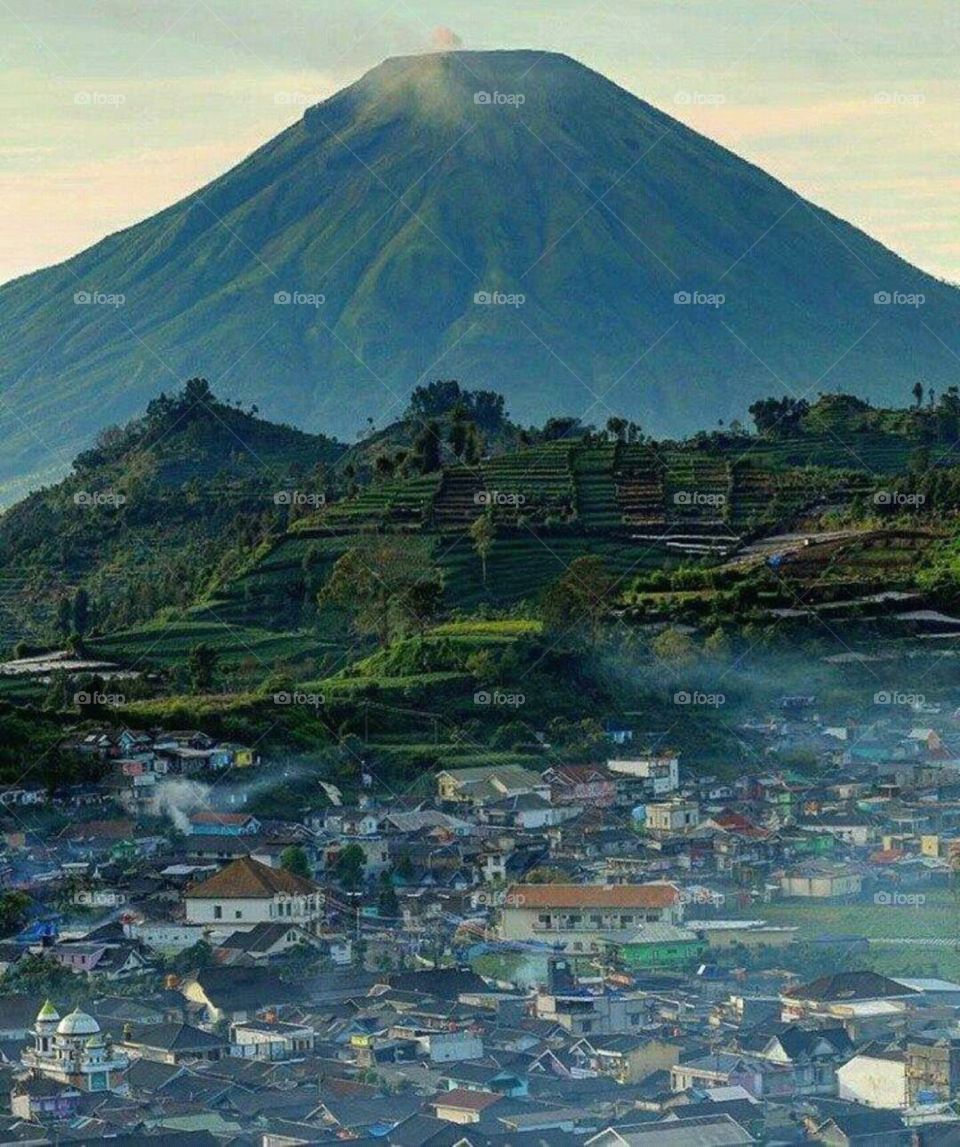 Landscape, Volcano, Mountain, No Person, Water