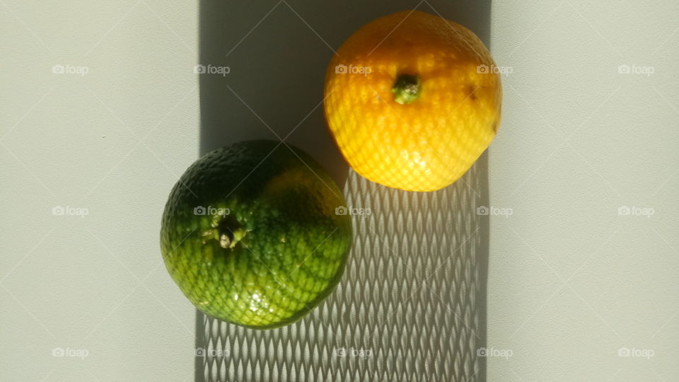Green & orange
