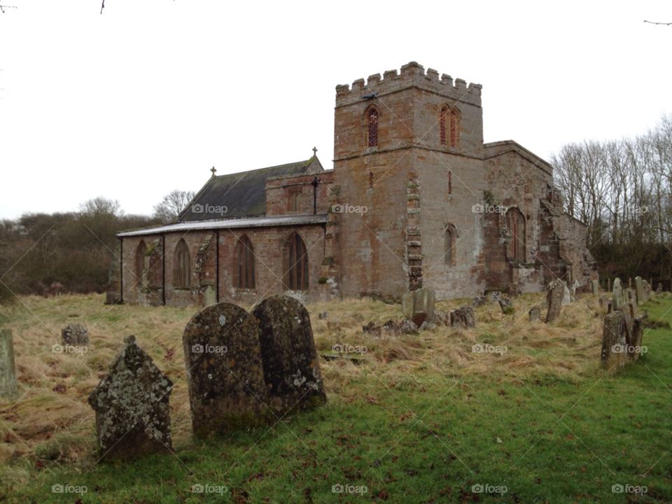 dark old church ruin derelict by karlbinder