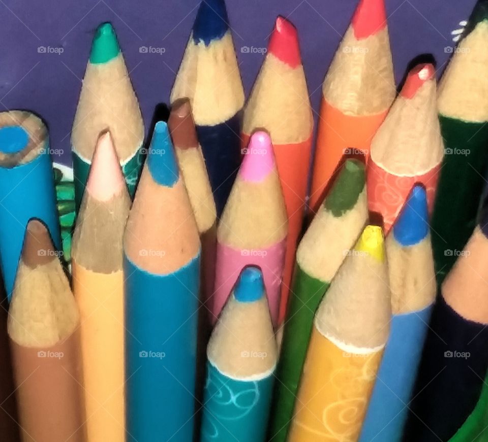 Colored Pencils Standing (colors vary)