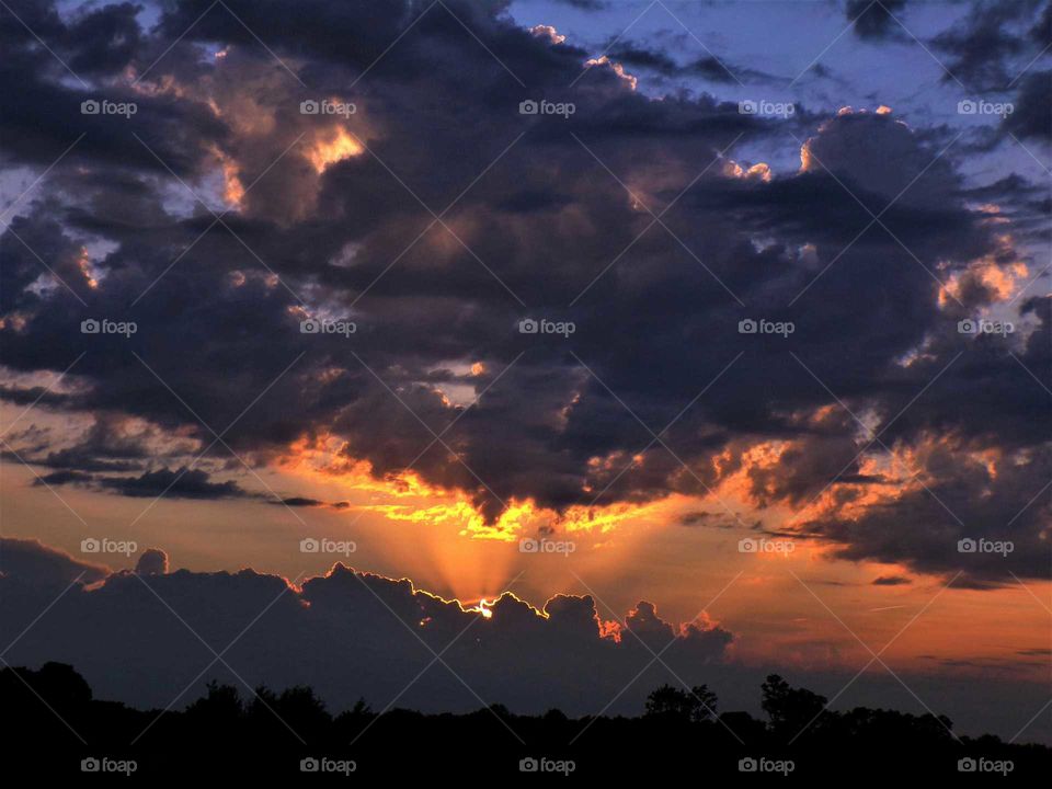 on the edge of a cloud