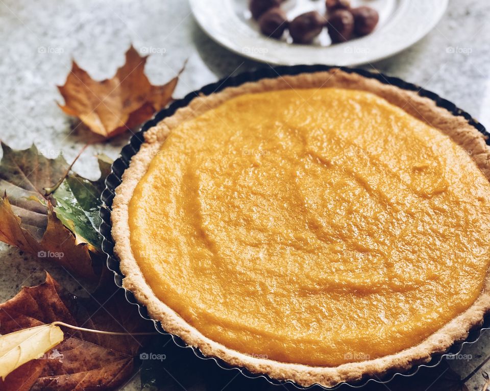 Pumpkin tart