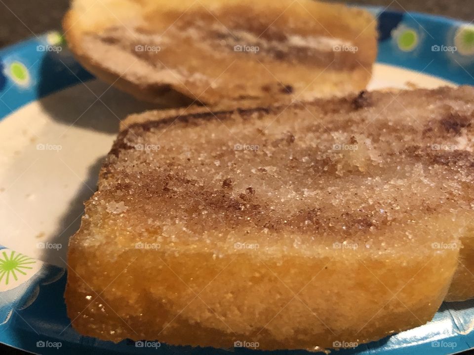 Cinnamon sugar toast