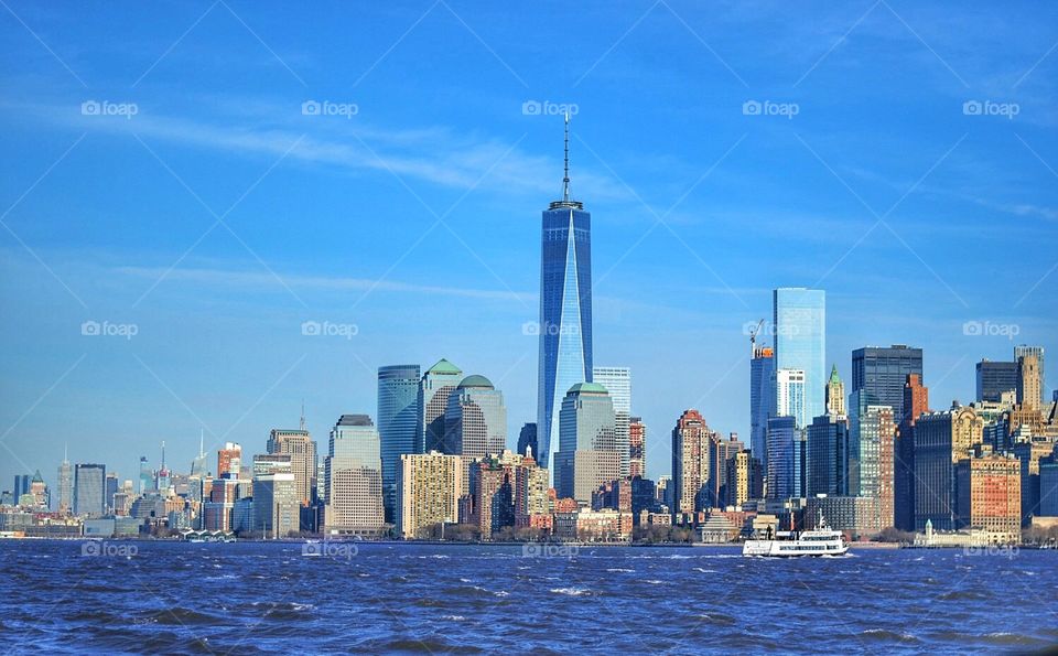 row of buildings in New York