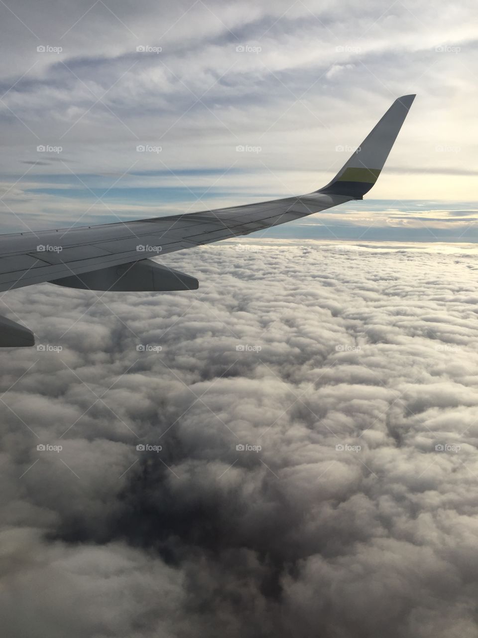 Flying through clouds