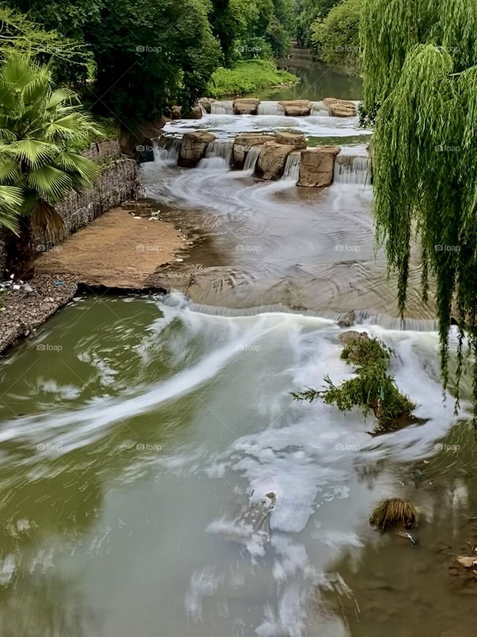 Magical waterfall