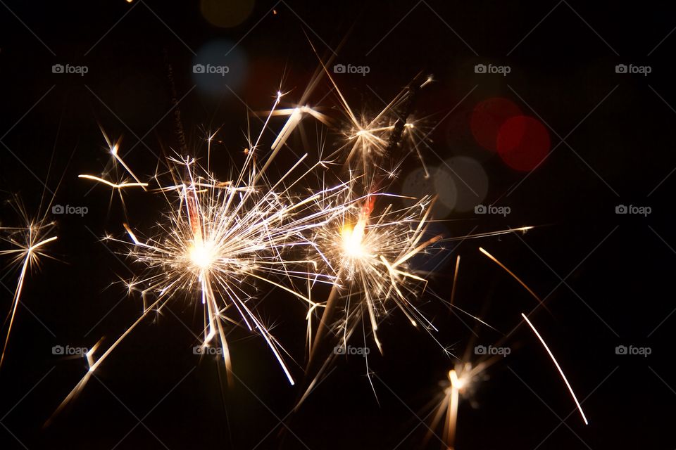 Firework display in diwali