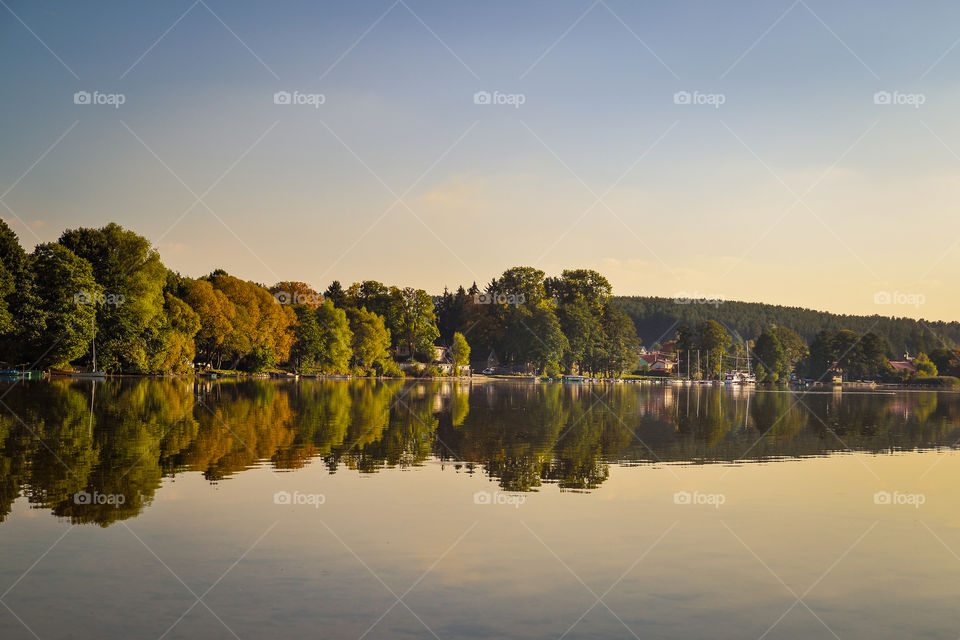 Pluszne Lake. Pluski, Poland