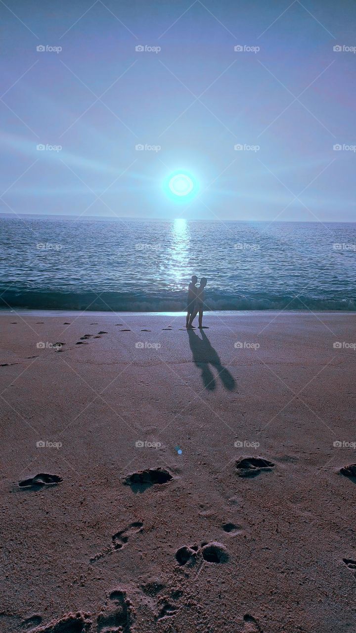 sunset beautiful photo