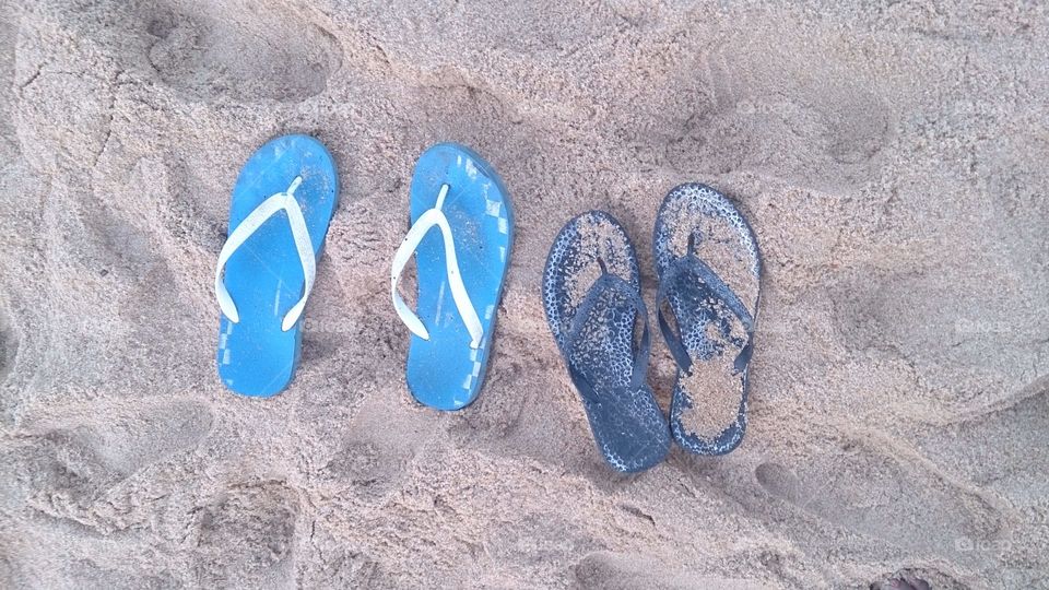 Beach, Sand, Foot, Sea, Seashore